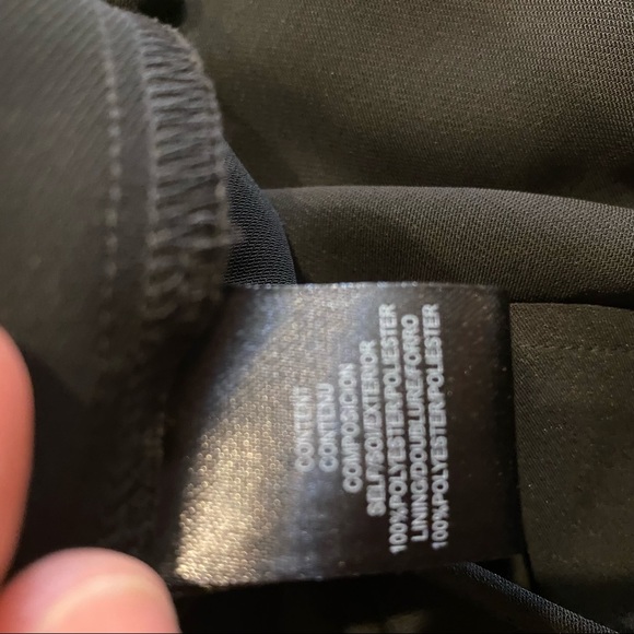 WAYF black long maxi dress with cutout large - Picture 5 of 8